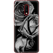 Чехол Uprint OnePlus 7 Black and White Roses