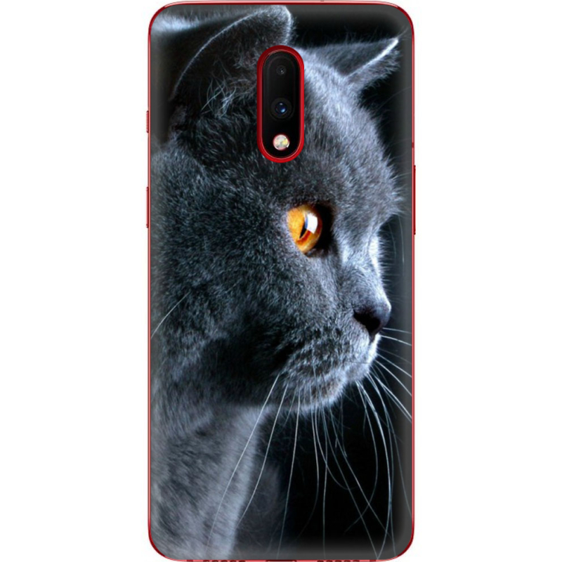 Чехол Uprint OnePlus 7 English cat