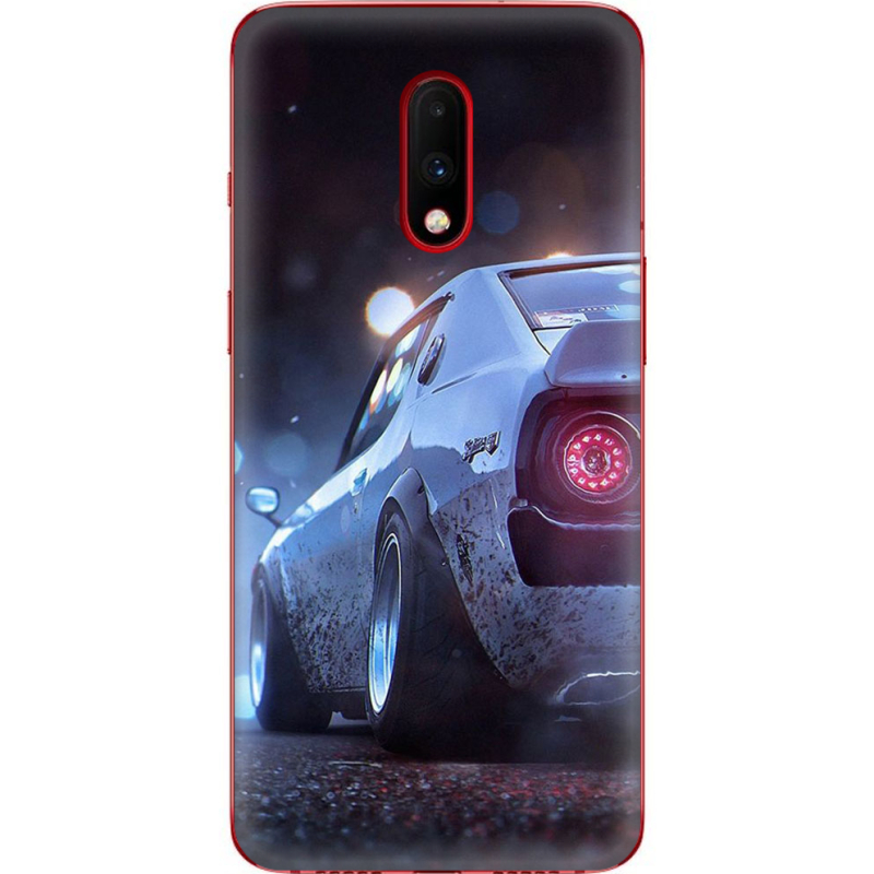 Чехол Uprint OnePlus 7 Silver Car
