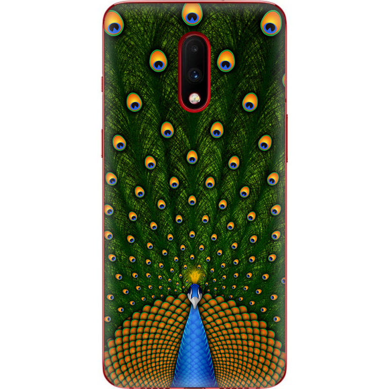 Чехол Uprint OnePlus 7 Peacocks Tail