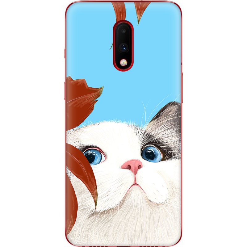 Чехол Uprint OnePlus 7 Wondering Cat