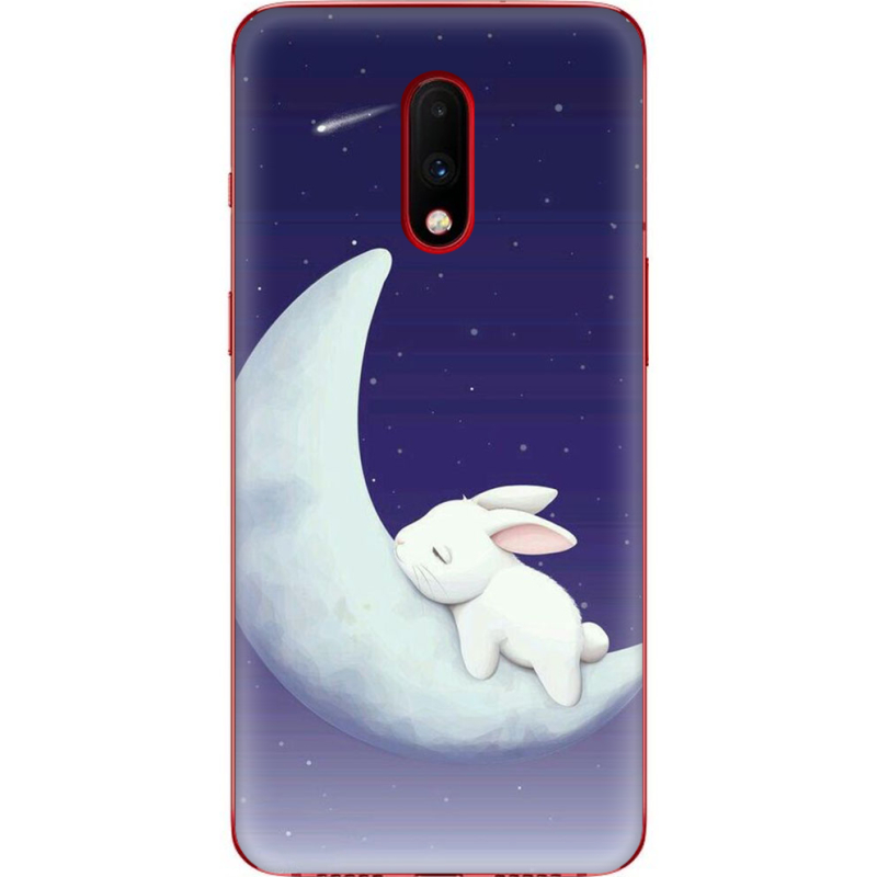 Чехол Uprint OnePlus 7 Moon Bunny