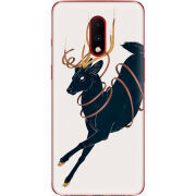 Чехол Uprint OnePlus 7 Black Deer