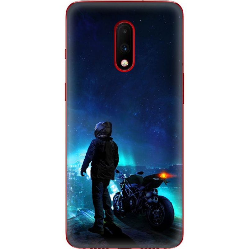 Чехол Uprint OnePlus 7 Motorcyclist