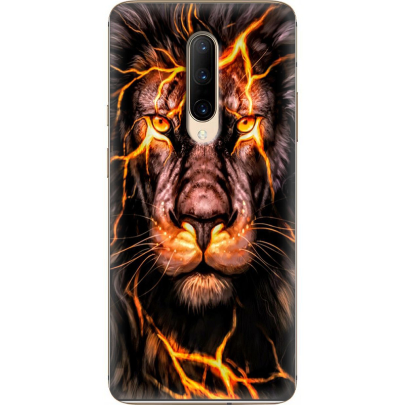 Чехол Uprint OnePlus 7 Pro Fire Lion