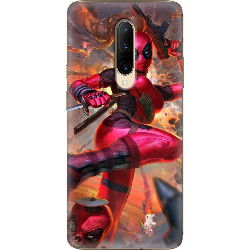 Чехол Uprint OnePlus 7 Pro Woman Deadpool