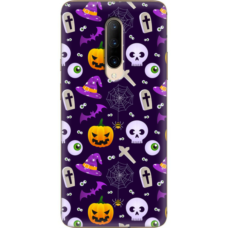 Чехол Uprint OnePlus 7 Pro Halloween Purple Mood