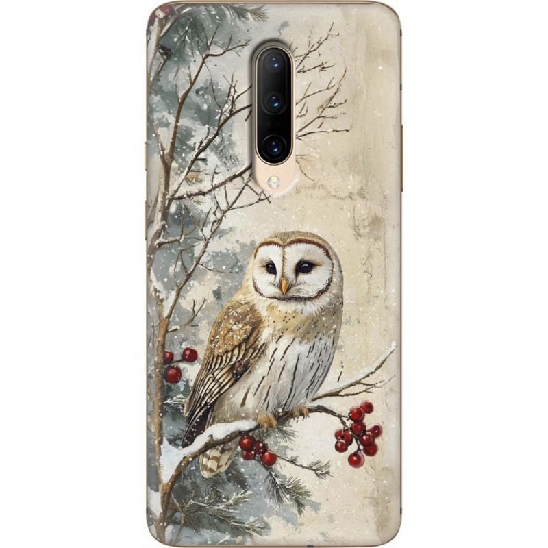 Чехол Uprint OnePlus 7 Pro Christmas Owl