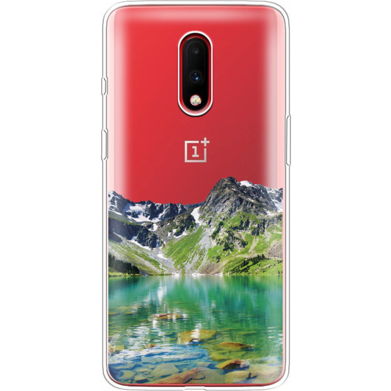 Прозрачный чехол Uprint OnePlus 7 Green Mountain