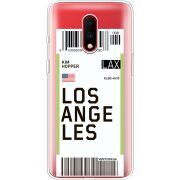 Прозрачный чехол Uprint OnePlus 7 Ticket Los Angeles
