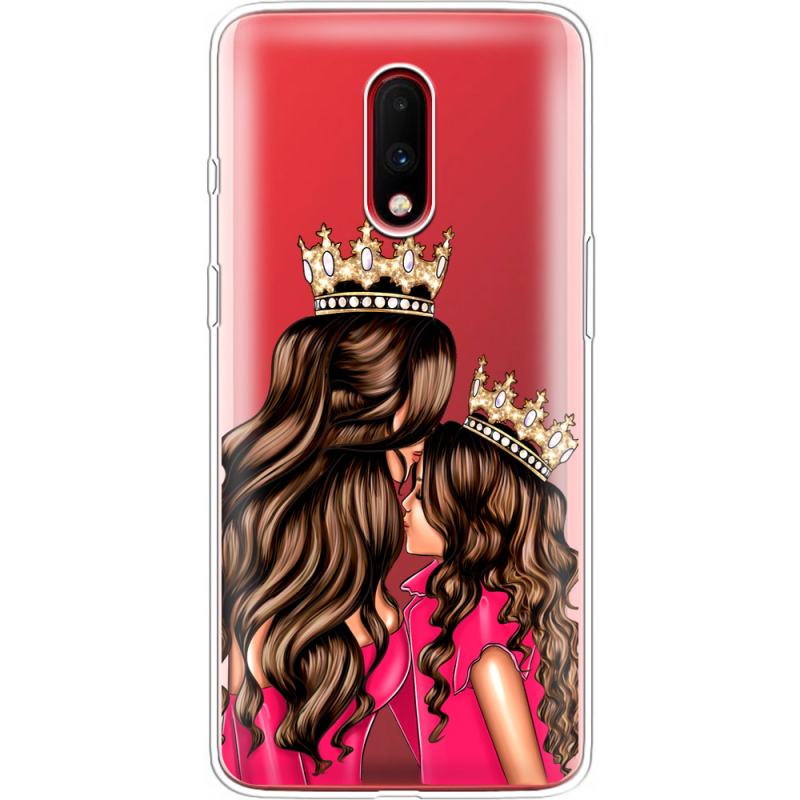 Прозрачный чехол Uprint OnePlus 7 Queen and Princess