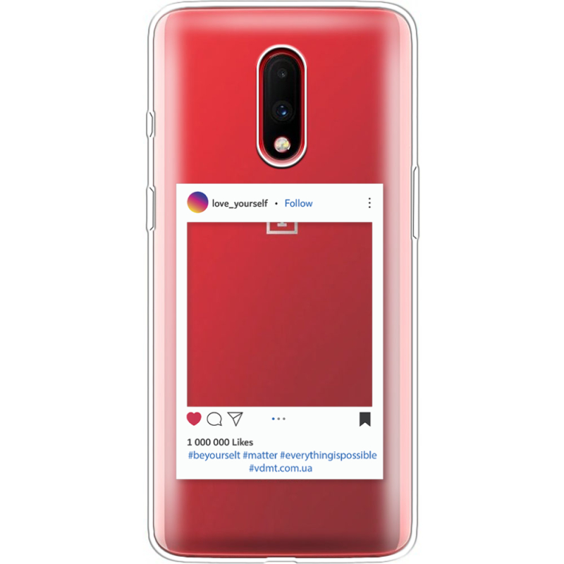 Прозрачный чехол Uprint OnePlus 7 Insta