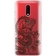 Прозрачный чехол Uprint OnePlus 7 Chinese Dragon