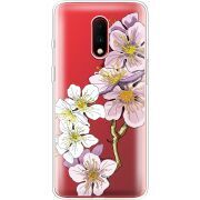 Прозрачный чехол Uprint OnePlus 7 Cherry Blossom