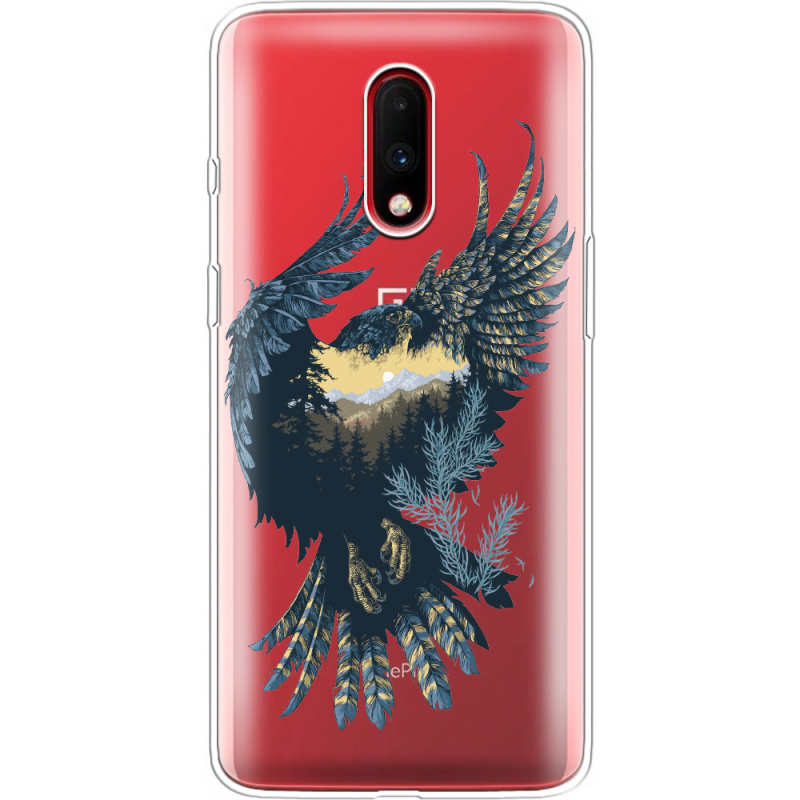 Прозрачный чехол Uprint OnePlus 7 Eagle