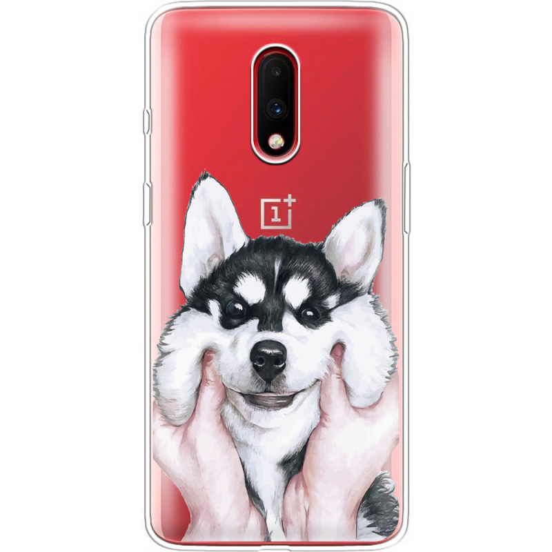 Прозрачный чехол Uprint OnePlus 7 Husky