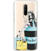 Прозрачный чехол Uprint OnePlus 7 Pro City Girl