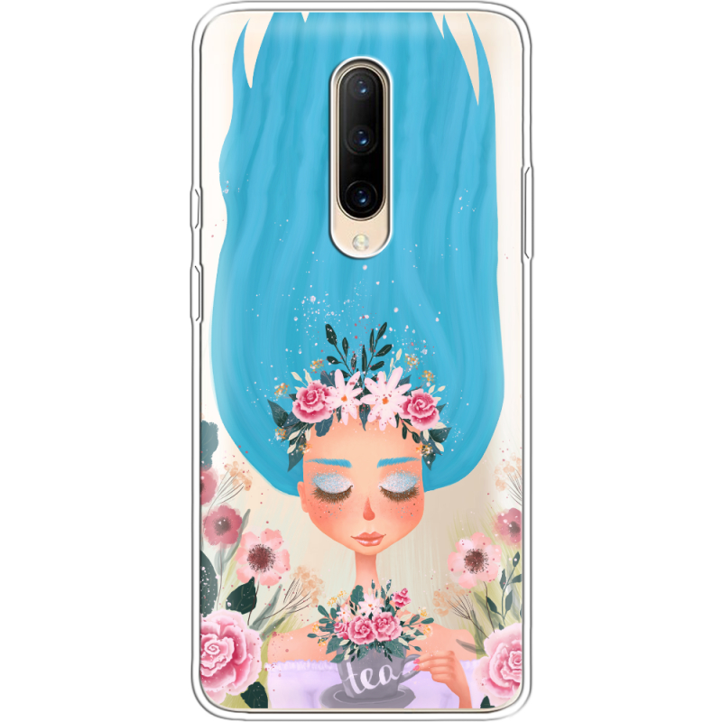 Прозрачный чехол Uprint OnePlus 7 Pro Blue Hair