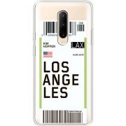 Прозрачный чехол Uprint OnePlus 7 Pro Ticket Los Angeles
