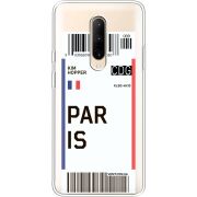 Прозрачный чехол Uprint OnePlus 7 Pro Ticket Paris