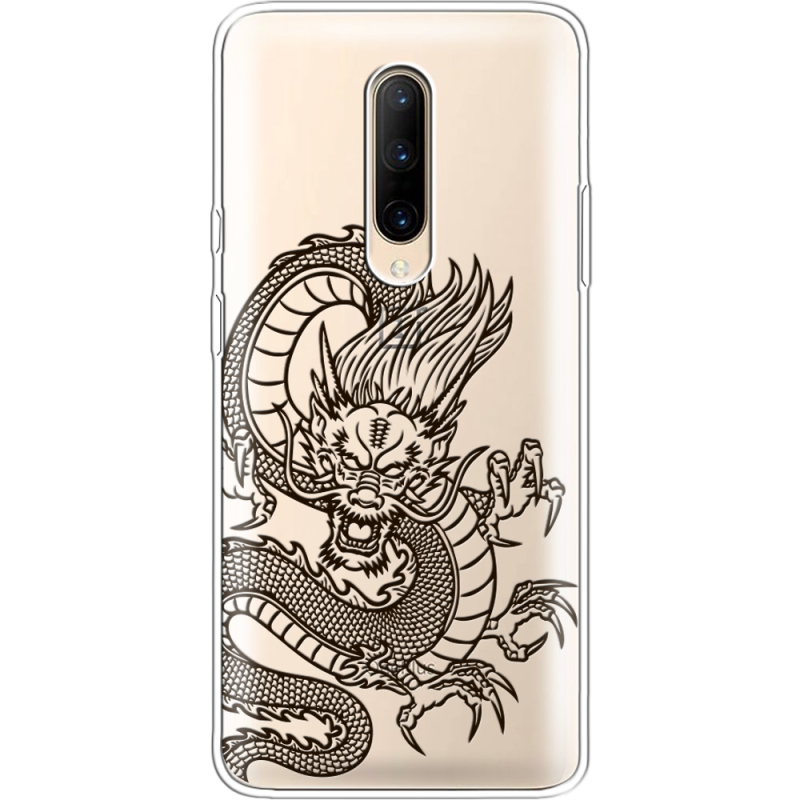 Прозрачный чехол Uprint OnePlus 7 Pro Chinese Dragon