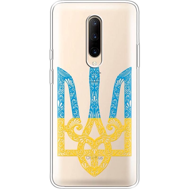 Прозрачный чехол Uprint OnePlus 7 Pro Gold Trident