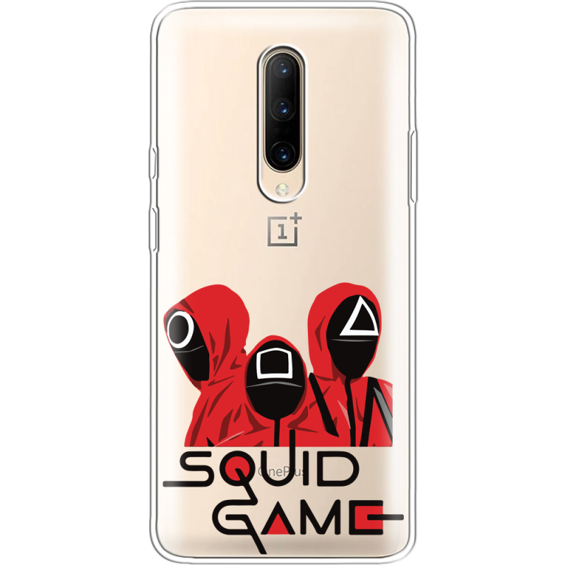 Прозрачный чехол Uprint OnePlus 7 Pro siquid game люди в красном