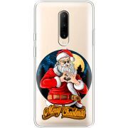 Прозрачный чехол Uprint OnePlus 7 Pro Cool Santa