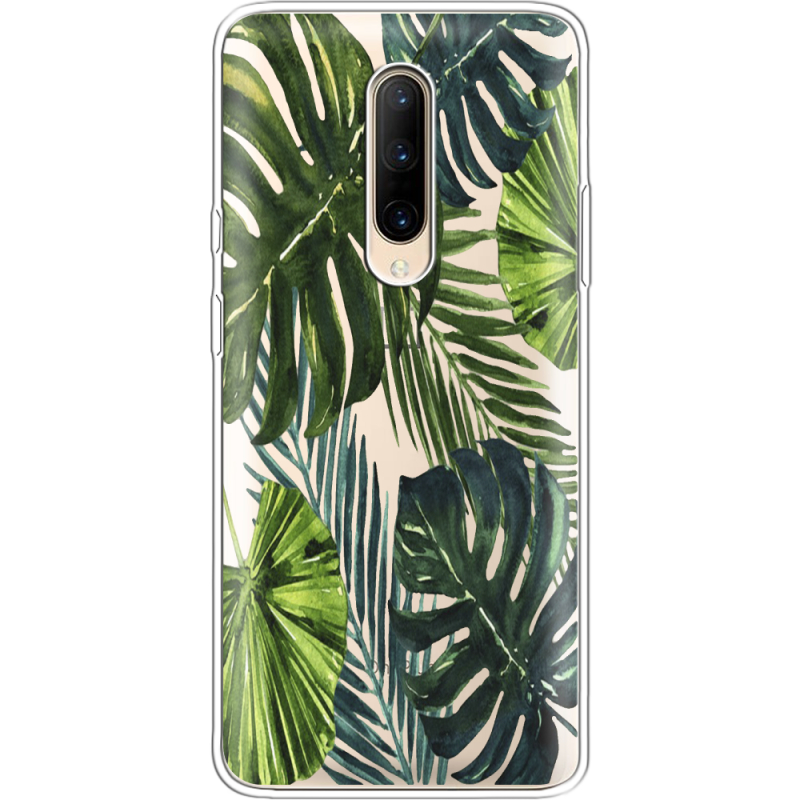 Прозрачный чехол Uprint OnePlus 7 Pro Palm Tree