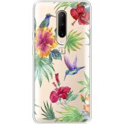 Прозрачный чехол Uprint OnePlus 7 Pro Tropical