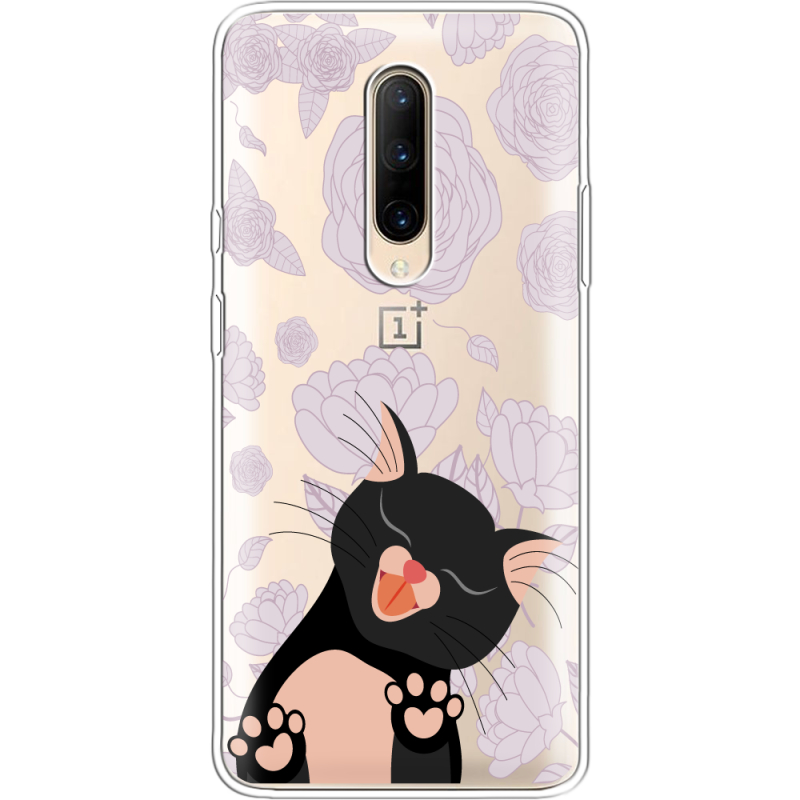 Прозрачный чехол Uprint OnePlus 7 Pro Meow