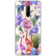 Прозрачный чехол Uprint OnePlus 7 Pro Flamingo