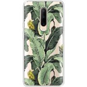 Прозрачный чехол Uprint OnePlus 7 Pro Banana Leaves