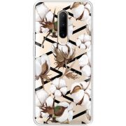 Прозрачный чехол Uprint OnePlus 7 Pro Cotton flowers