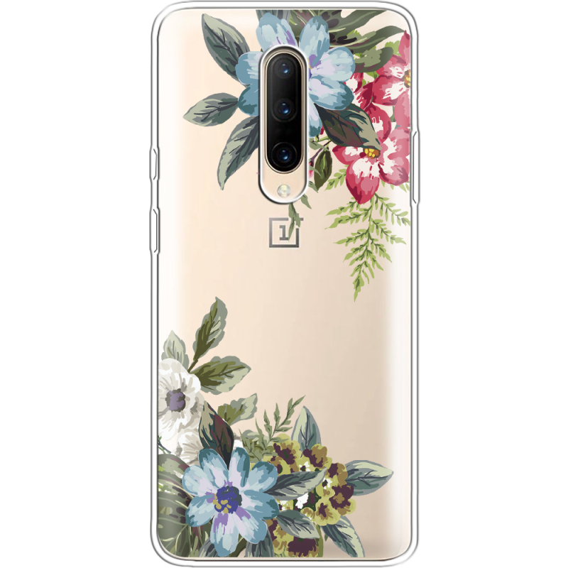 Прозрачный чехол Uprint OnePlus 7 Pro Floral