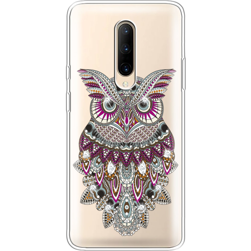 Чехол со стразами OnePlus 7 Pro Owl