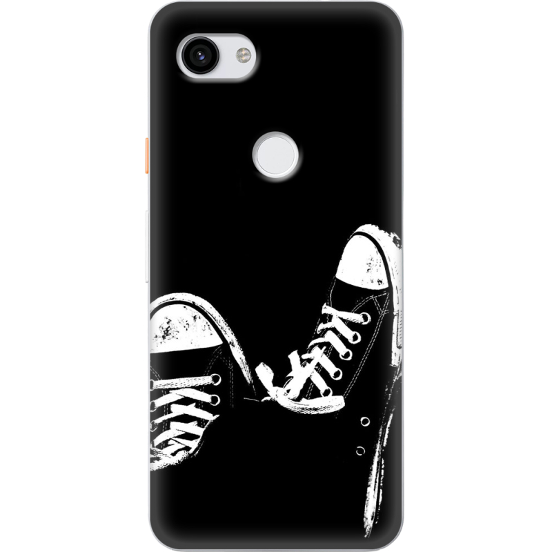 Чехол Uprint Google Pixel 3a Black Sneakers