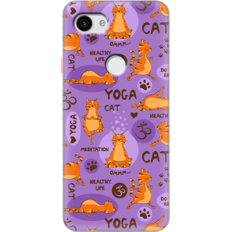 Чехол Uprint Google Pixel 3a Yoga Cat