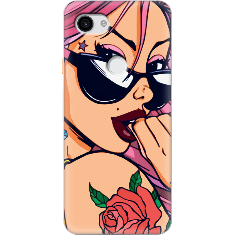 Чехол Uprint Google Pixel 3a Pink Girl