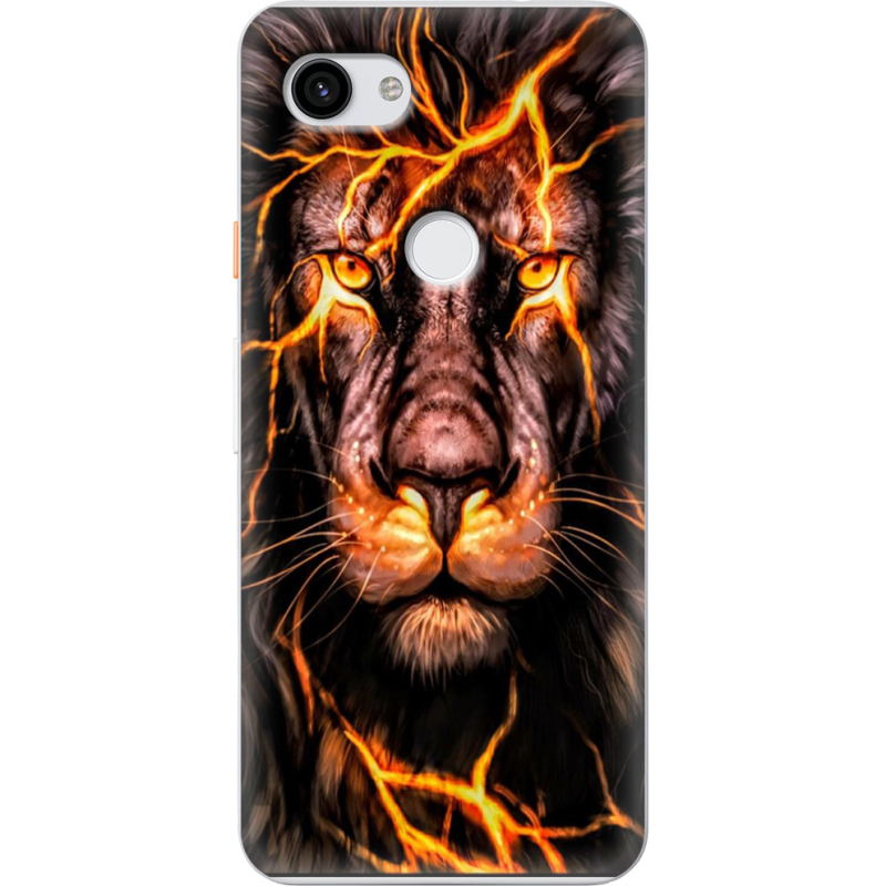 Чехол Uprint Google Pixel 3a Fire Lion