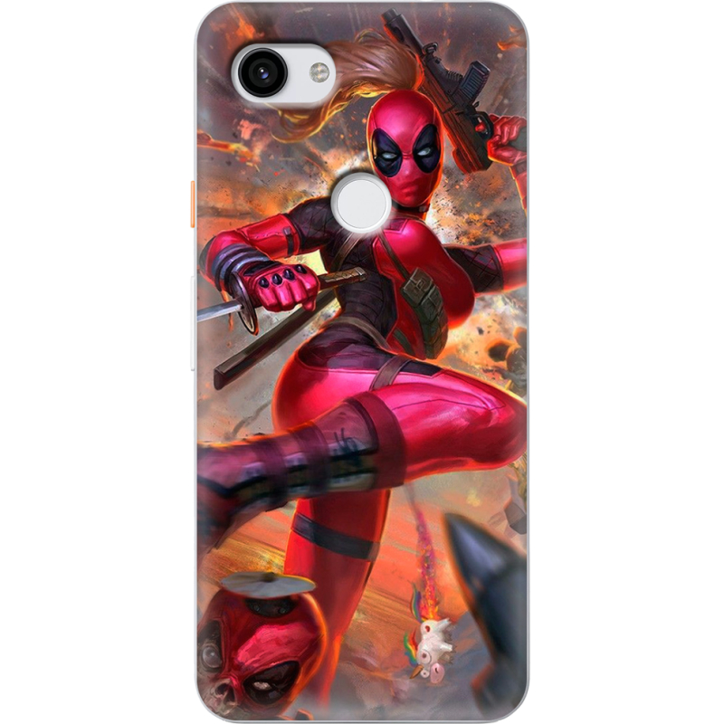 Чехол Uprint Google Pixel 3a Woman Deadpool