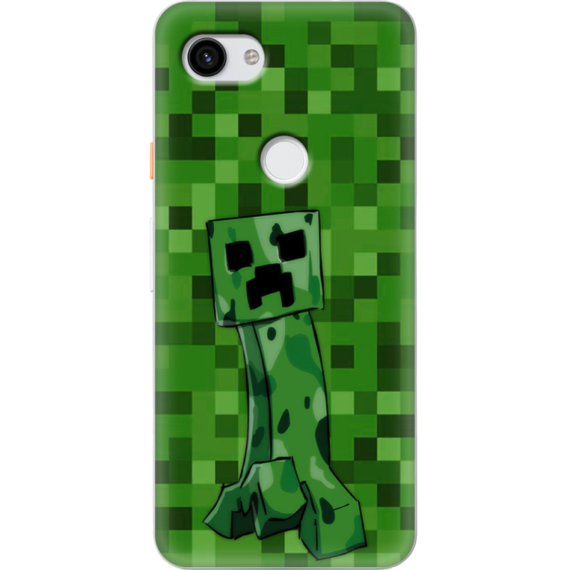 Чехол Uprint Google Pixel 3a Minecraft Creeper