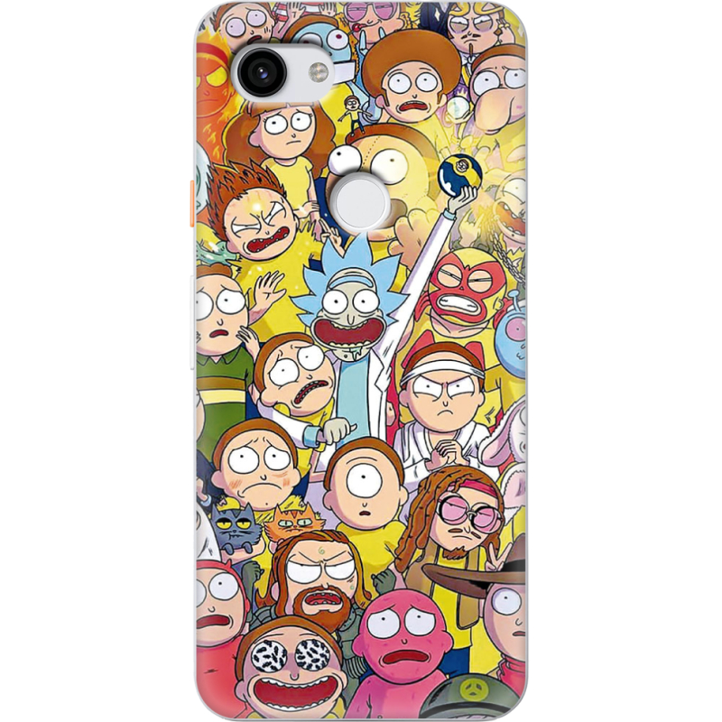 Чехол Uprint Google Pixel 3a Rick and Morty