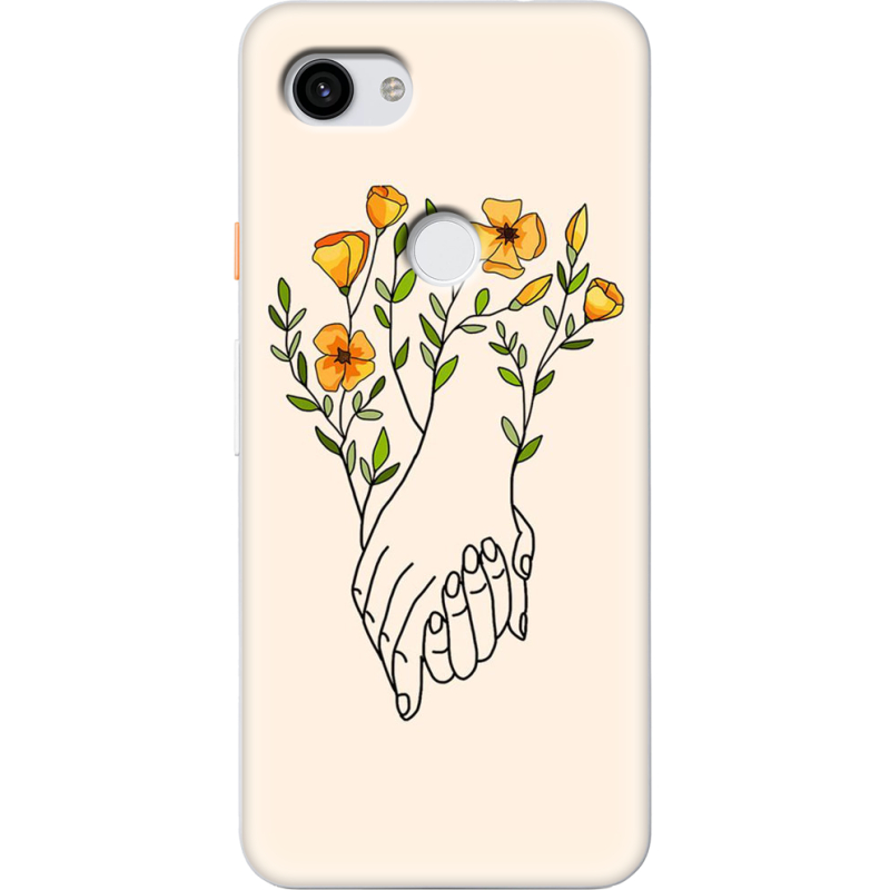 Чехол Uprint Google Pixel 3a Flower Hands