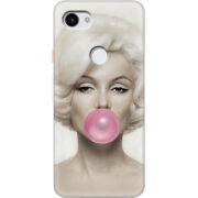 Чехол Uprint Google Pixel 3a Marilyn Monroe Bubble Gum