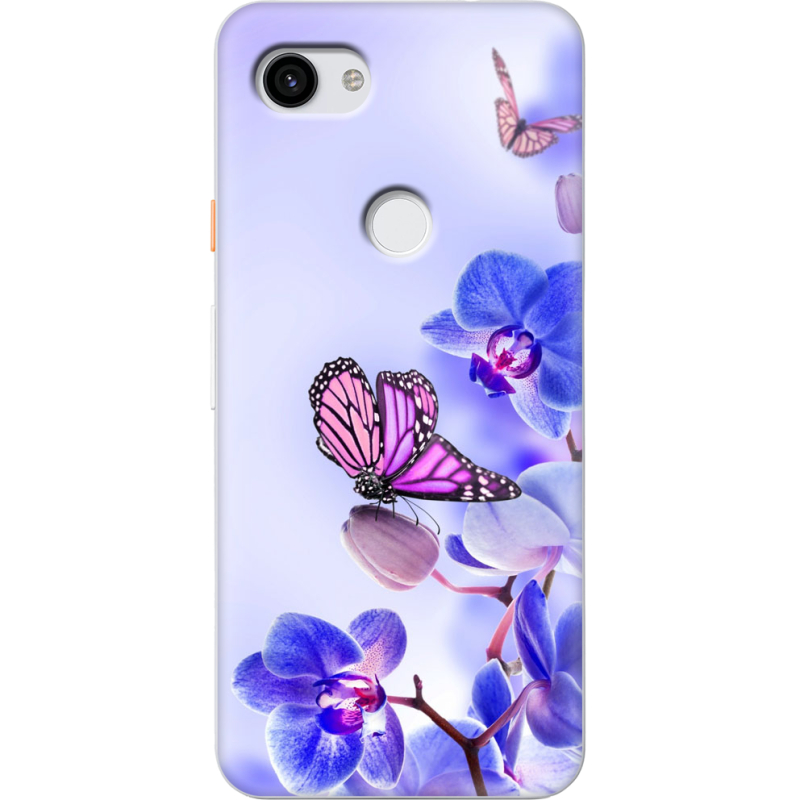 Чехол Uprint Google Pixel 3a Orchids and Butterflies