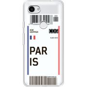Прозрачный чехол Uprint Google Pixel 3a Ticket Paris