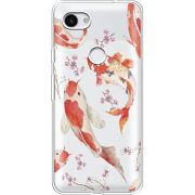 Прозрачный чехол Uprint Google Pixel 3a Japanese Koi Fish