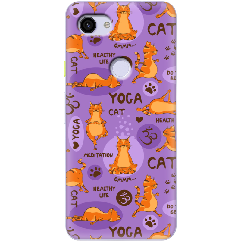 Чехол Uprint Google Pixel 3a XL Yoga Cat