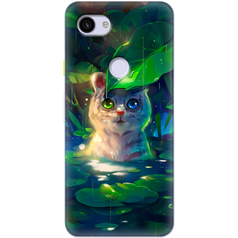 Чехол Uprint Google Pixel 3a XL White Tiger Cub